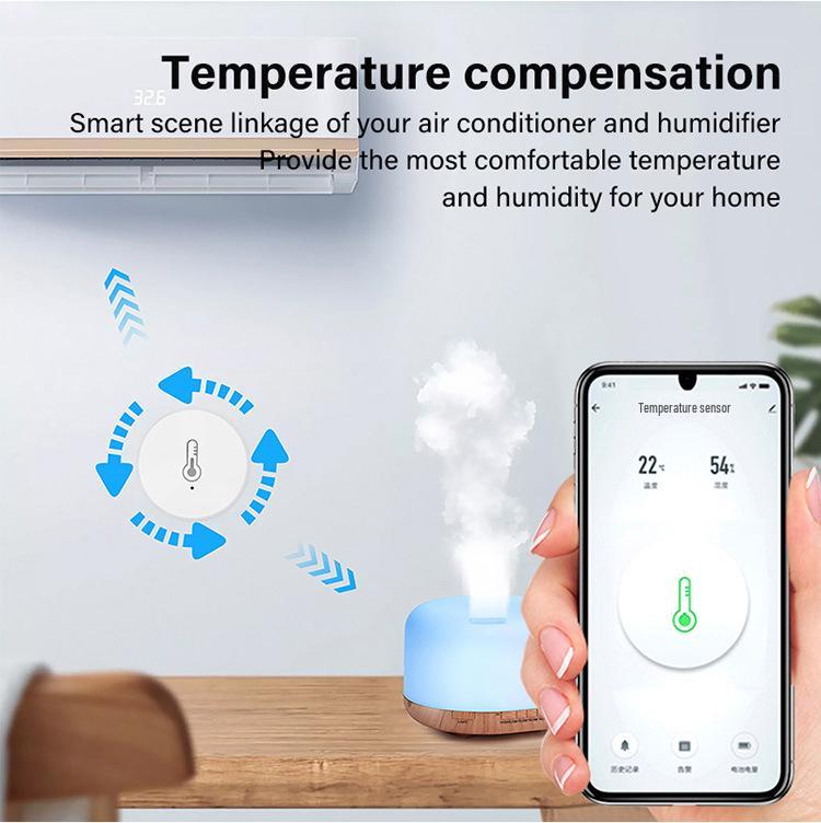 Graffiti ZigBee Wireless Temperature & Humidity Sensor for Home Automation