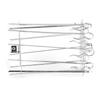 Stainless Steel Roaster Electric Oven Barbecue Skewers Needle Cage Set BBQ Grill Accessory