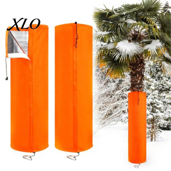 Outdoor Tree Trunk Guard Palm Protector, Insulation Wrap with Drawstring, Dia 7.9" 11.8 ", Cold Weather Winter Bark for Garden Trees Freeze Protection