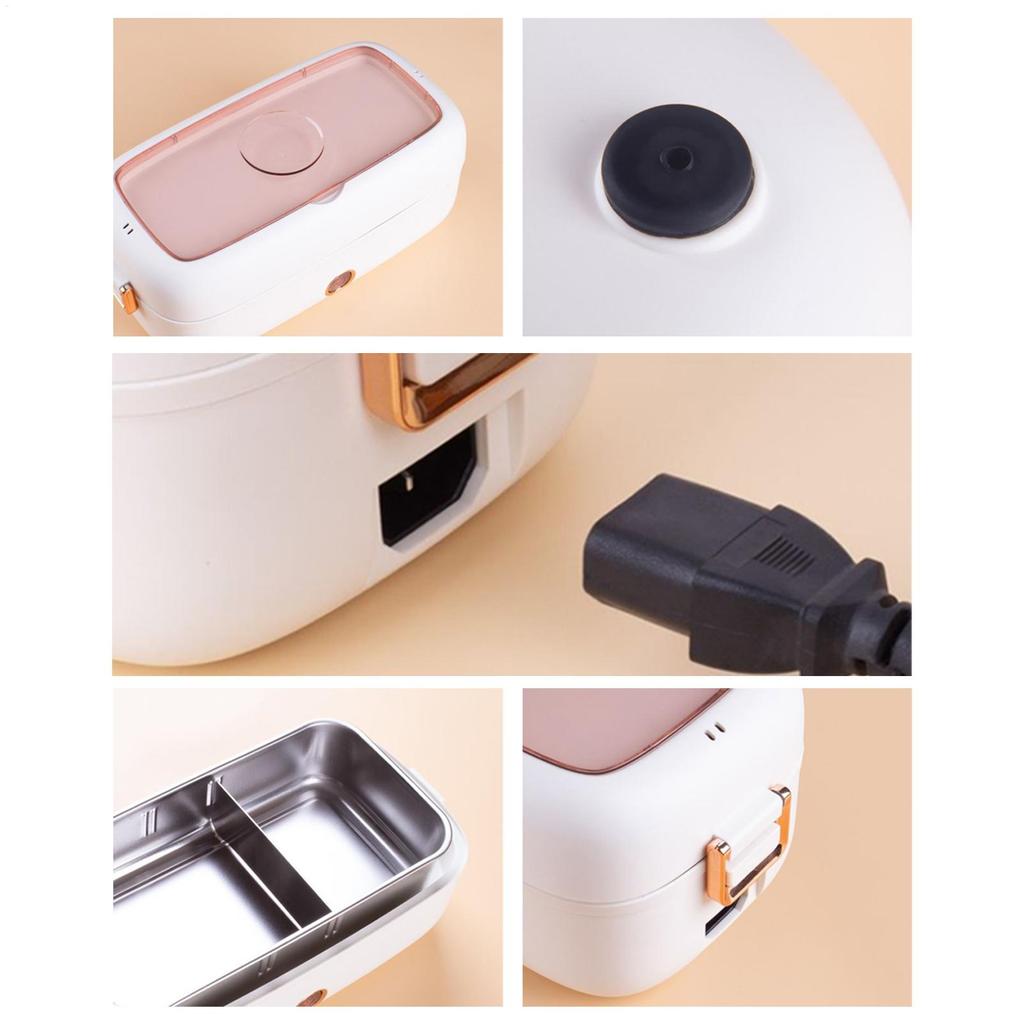 Lunch Box Fast Heating USB Rechargeable Leak Proof Electric Portable Lunch Box Warmer for Men Women Kids Home Kitchen School