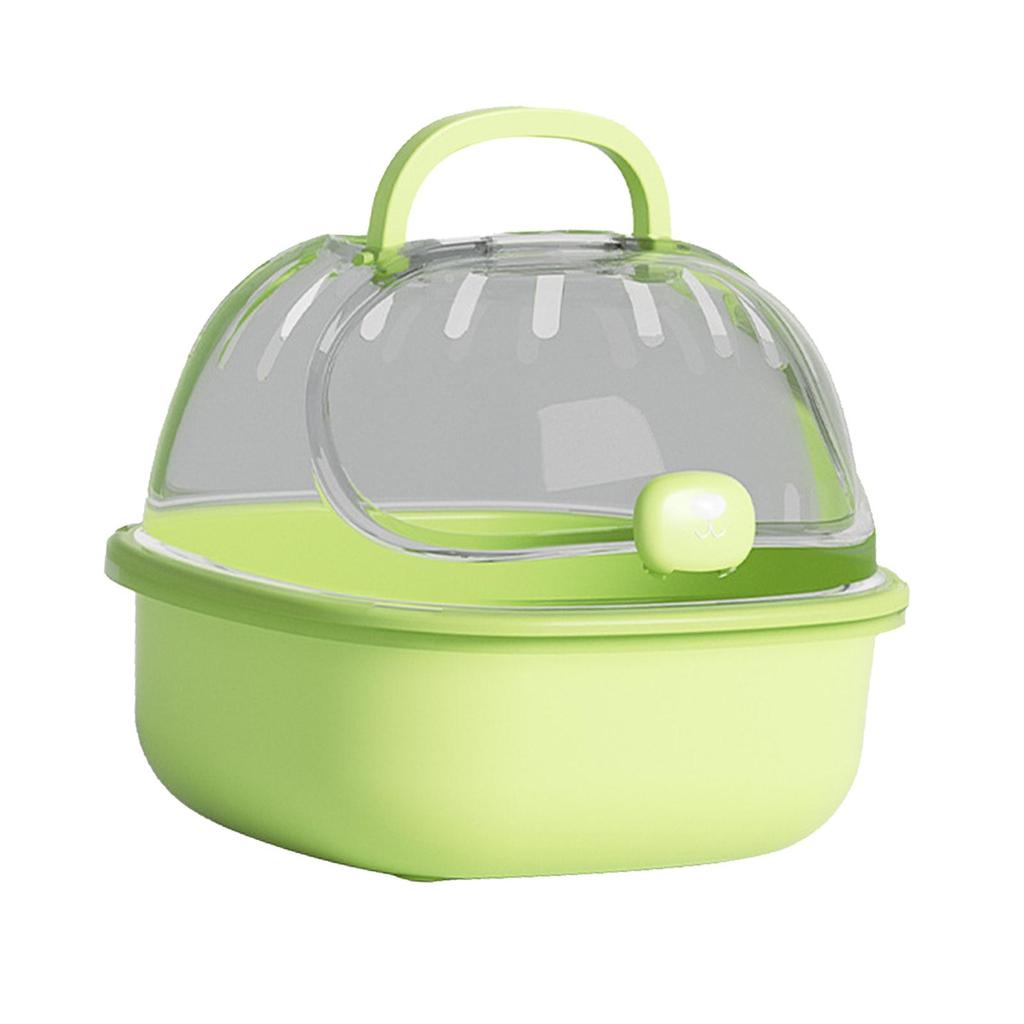 Hamster Carry Case Cage Small Animal Carry Case with Water Bottle Breathable Portable Hamster Travel Carrier for Chinchilla