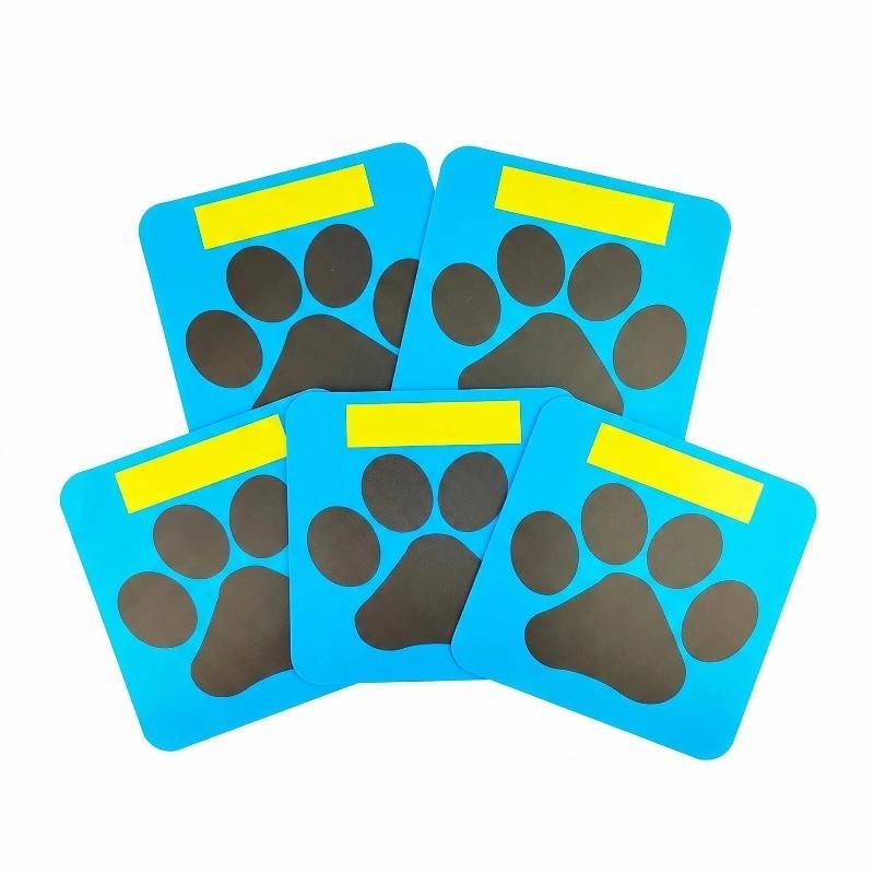 5Pcs Funny Paw Shape Bookmarks Soft Bookmarks Student Teacher Reading Tools Gift For Children Back To School