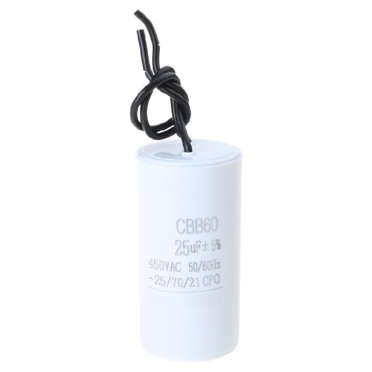 CBB60 Motor Starting Capacitors 450VAC for Unidirectional Motors In Washers and Pumps Consistent Performances