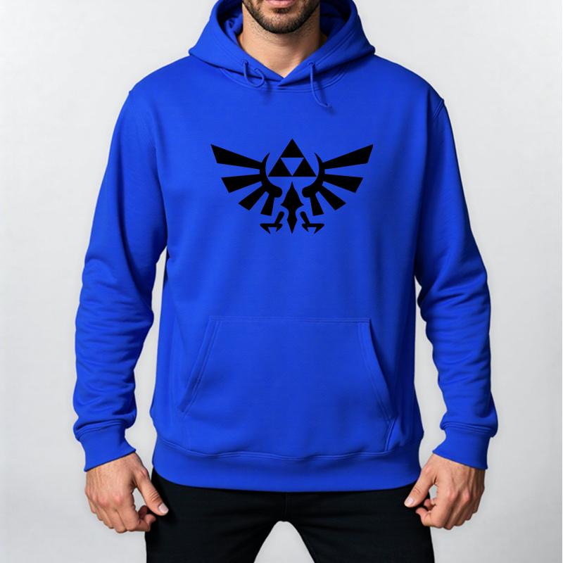 Men's Icon Printed Hoodie Casual Streetwear Sweatshirt Fashionable High-quality Hoodie