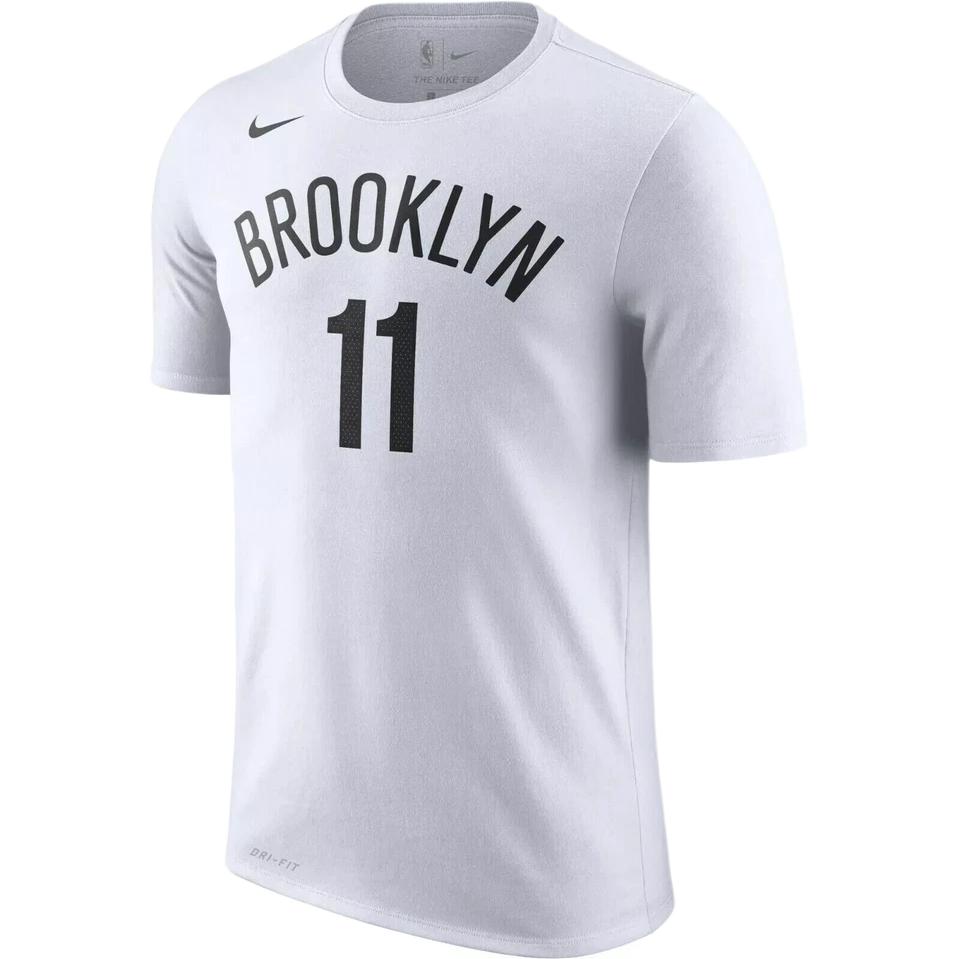 

Nike X NBA Collaboration Brooklyn Nets Kyrie Soft Comfortable Skin-Friendly Versatile Short Sleeve T-Shirt Unisex Tops White CV8504-109 2XL