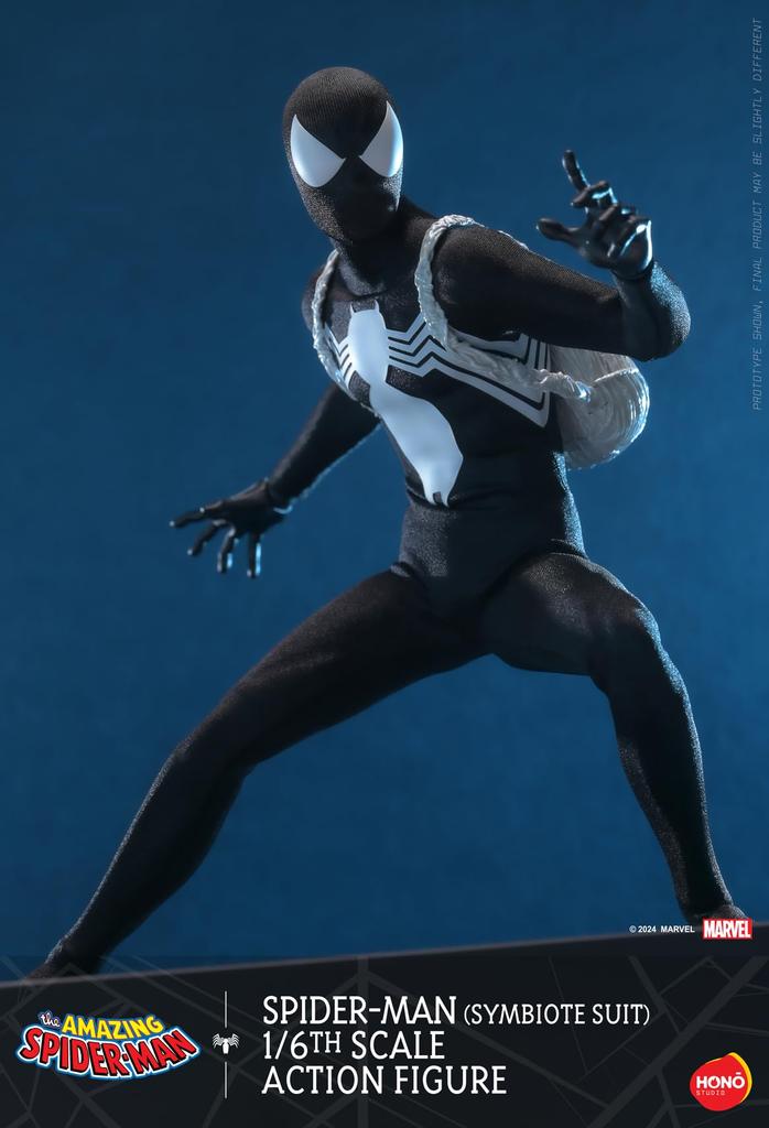 Honoo Studio Marvel Comics Scale Figure Spider-Man (Symbiote Suit) 1/6