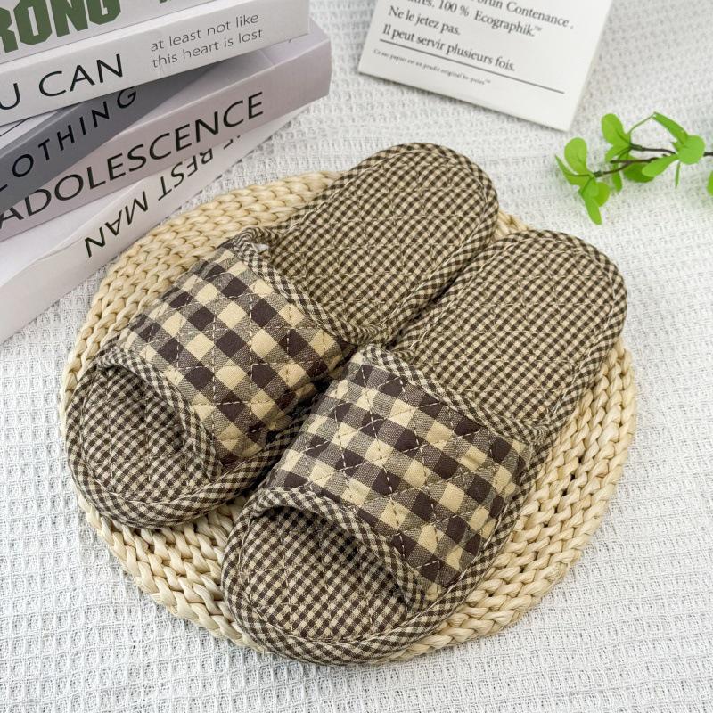 2025 Unisex Linen Slippers: Silent, Non-slip Cotton for All Seasons, Ideal for Home and Indoor Wooden Floors.