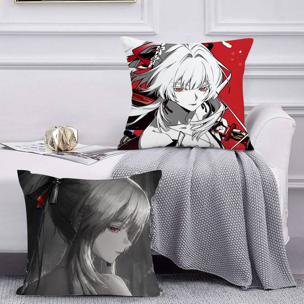 H-Hiyuki W-Wuthering W-Waves Pillow Case Pattern Printed Pillowcase For Living Room Sofa Cushion Cover