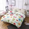 Lips Polyester Duvet Cover Set Red Heart Valentine's Day Present For Couple Wife King Queen Size Bedding Set With Pillowcase