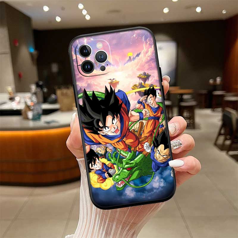 RE25 Dragon Ball Gohan New High-End Shell Phone Case for iPhone 16 15 14 13 12 Pro Max Plus Mini