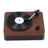 Vintage Mini Bluetooth Speaker Record Player Shaped Desktop Decoration Rechargeable Wireless Speaker