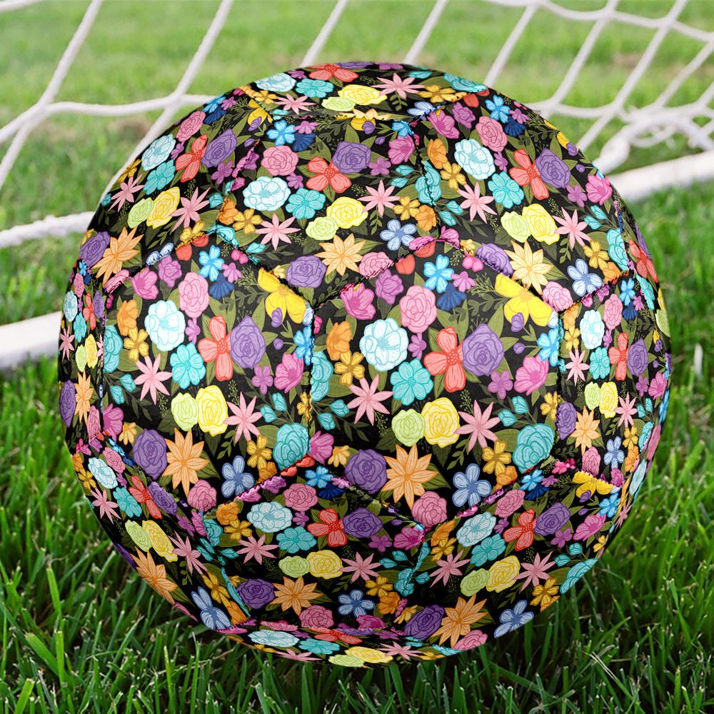 1pc Floral Fantasy Size 5 Soccer Ball Professional Match Training Football Indoor &Outdoor Sports Ball Lightweight Durable M6554