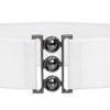 Chic Elastic Waist Belt for Women's Attire - Modern Accessory