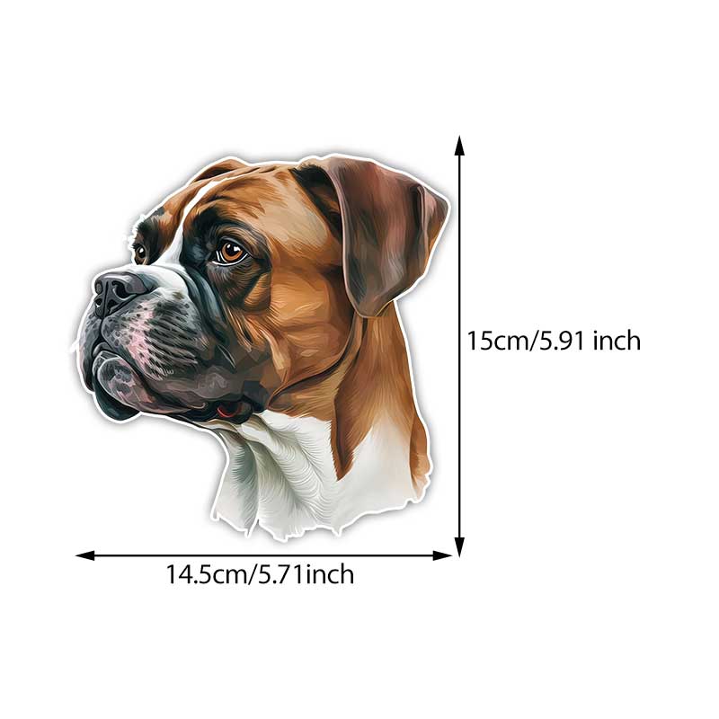Adesivo per Auto Amante Cane Boxer Tedesco Decalcomania in Vinile Impermeabile Finestrino Posteriore Moto Camper Paraurti Camion Decorazione Laptop Y18