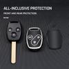 2/3 Buttons Soft TPU Car Key Case Cover for Honda Fit CIVIC JAZZ Pilot Accord CR-V Freed Freed Pilot StepWGN Insight Key Shell