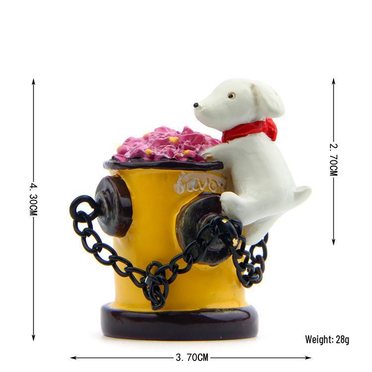 Japanische Cartoon Harz Holz Sukkulenten Gartenornamente und Foto Requisiten
