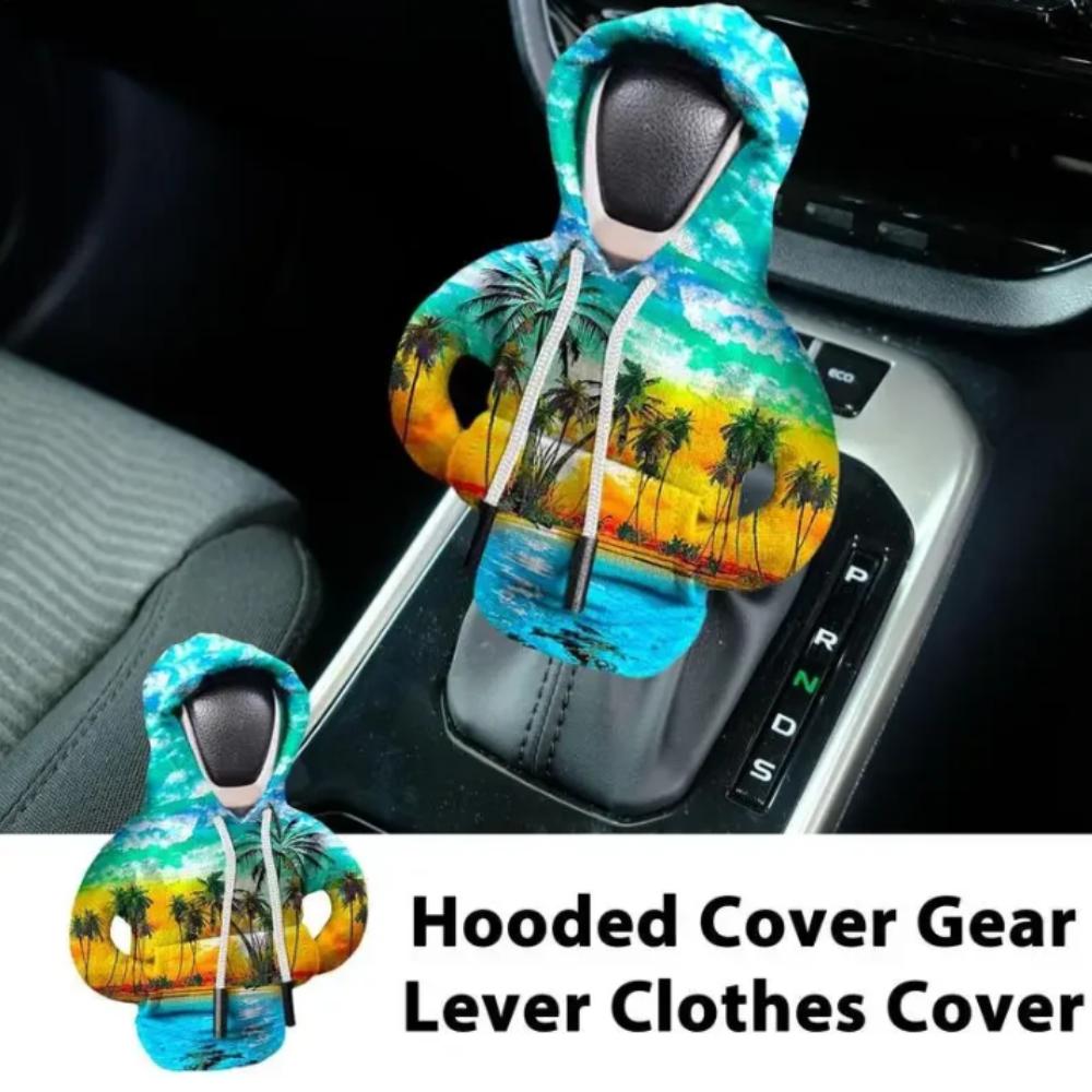 Car Interior Gear Shift Hoodie Cover Soft Shift Cover New Design Knob Hoodie Sweatshirt