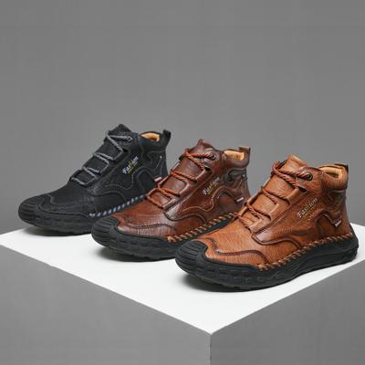 Men's Casual Shoes Short Boots Outdoor Casual Men's Boots Medium and High Top Men's Shoes