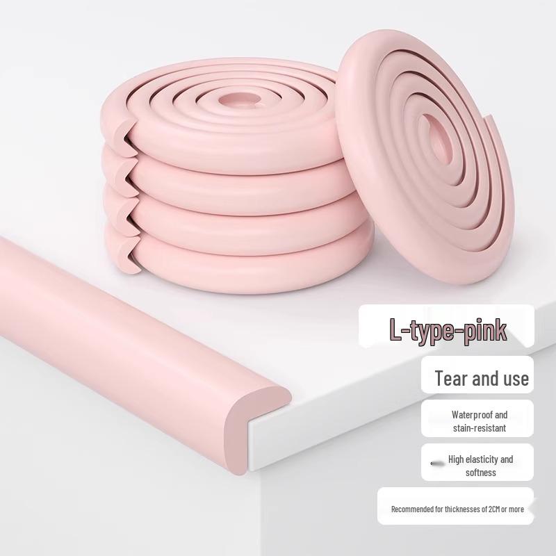 

Soft Wall Corner Protector: Round Arc Decorative Strip for Baby Safety
