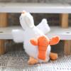 Cute Duck Plush Keychain Cartoon Can Pull Crayfish Turtles Bees Duck Doll Car Bag Accessory Cute Plush Keyring Love Pendant Gift