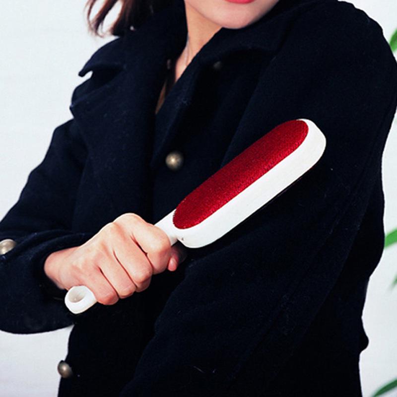 Dual-Sided Electrostatic Pet Hair & Dust Removal Brush