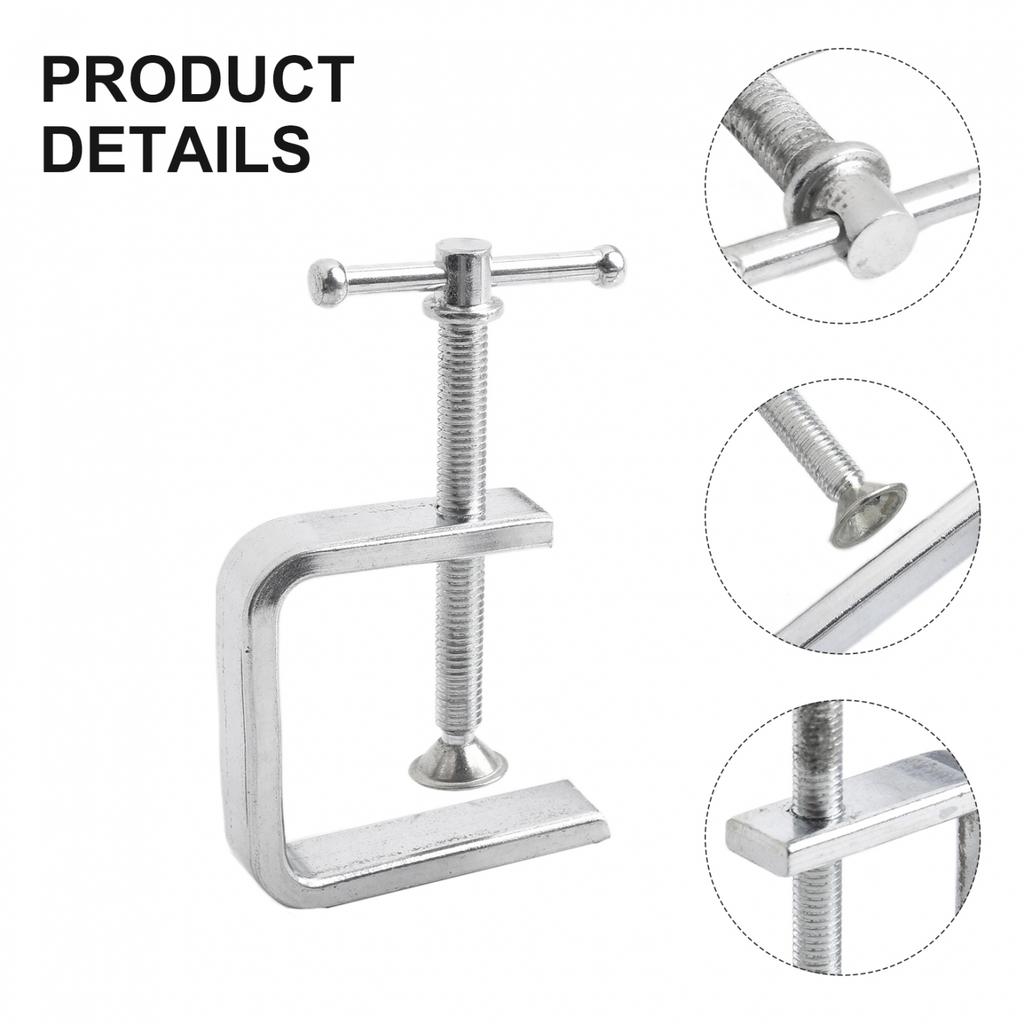 2pcs Clamps Alloy Steel Woodworking Attachments C-Clamp