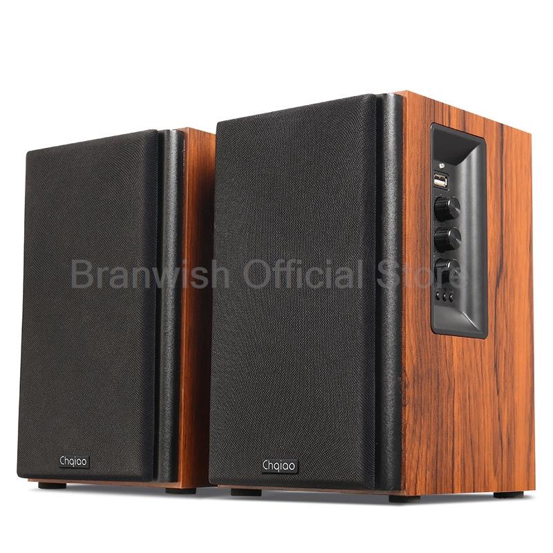 30W*2 4 Inch Bookshelf Speaker 2-Way Active Speaker 5.0 Bluetooth 6ohm HiFi Fever Monitor Audio Tweeter Home theater Sound Box