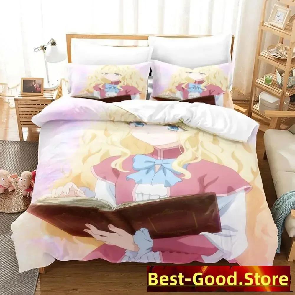 3D Anime Bibliophile Princess Ganzjahres Bettwäscheset Einzelbett Twin Full Queen King Size Bettset Erwachsener Kind Schlafzimmer Bettbezug Sets