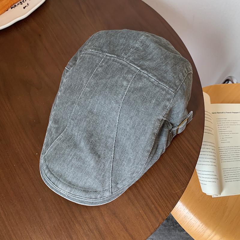 Fashionable Washable Denim Beret Hat In Various Color For Spring And Summer Wear