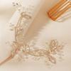 Sparkling Bridal Headband Gold/Silver Wedding Tiara Comfortable To Wear Flower Hair Comb  Party