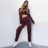 Sets Damen Jogginganzug Oberteile Unterteile Mode Langarm Lockerer Pullover Sportbekleidung