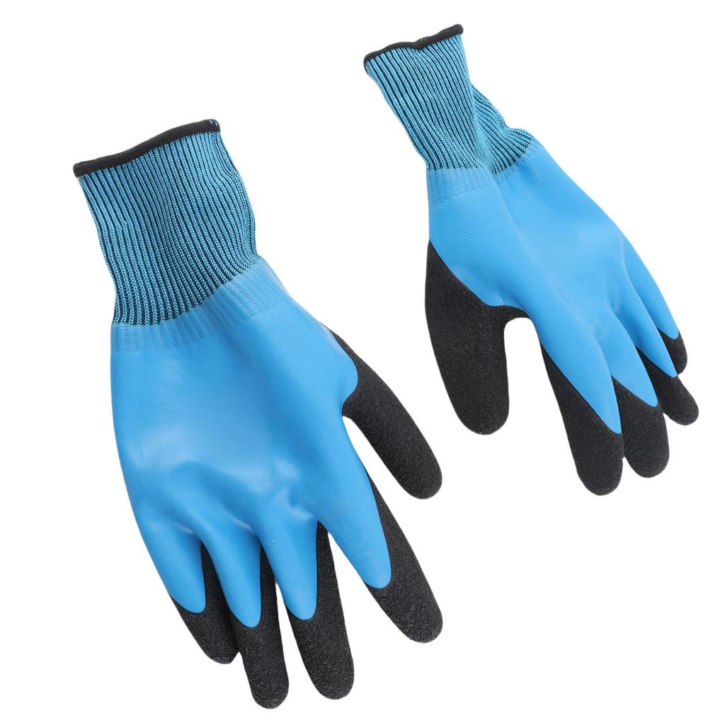 Pair of Electrical Insulated Gloves Flame Retardant Antislip Textured Voltage Resistance 400V Electrician Gloves