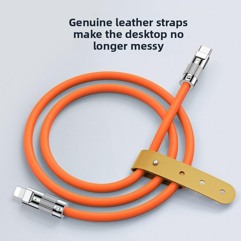Iphone 13 Data Cable Fast Charging With Durable Silicone For Apple Devices 1m
