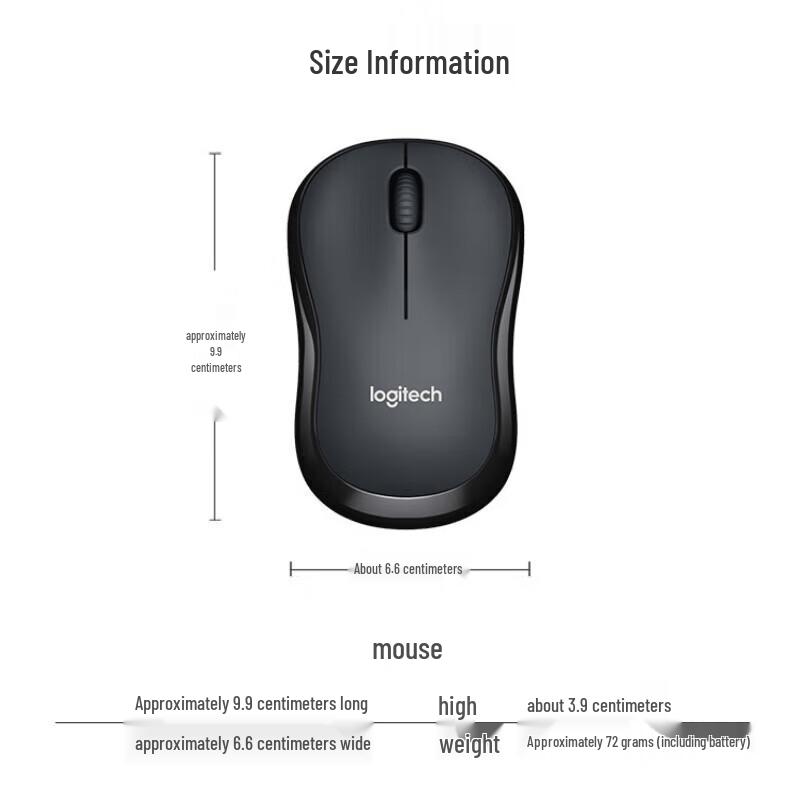 Logitech M240 Compact Wireless Bluetooth Mouse