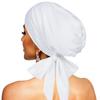Comfortable Breathable Base Cap Solid Color Hijab Cap New Headscarf Hat  for Muslim Women