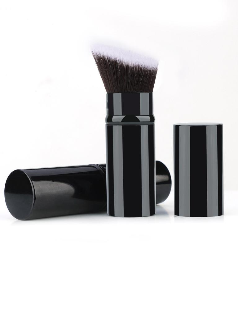 Portable Flat Head Retractable Foundation Brush Mini Retractable Brush Multifunctional Makeup Brush Cangzhou Soft Hair Beauty Tool