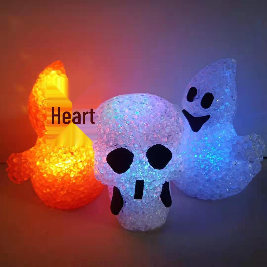 

Color-Changing LED Crystal Ghost Night Light Ghost Head