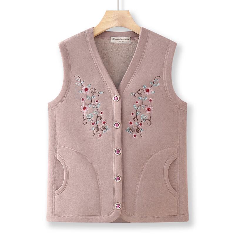 YUZHAOLIN Women's Thickened Warm V-Neck Vest