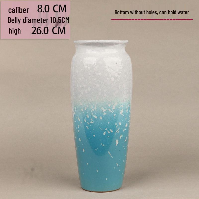 Retro čínská keramická váza: Dekorativní váza na květiny nebo pro hydroponii