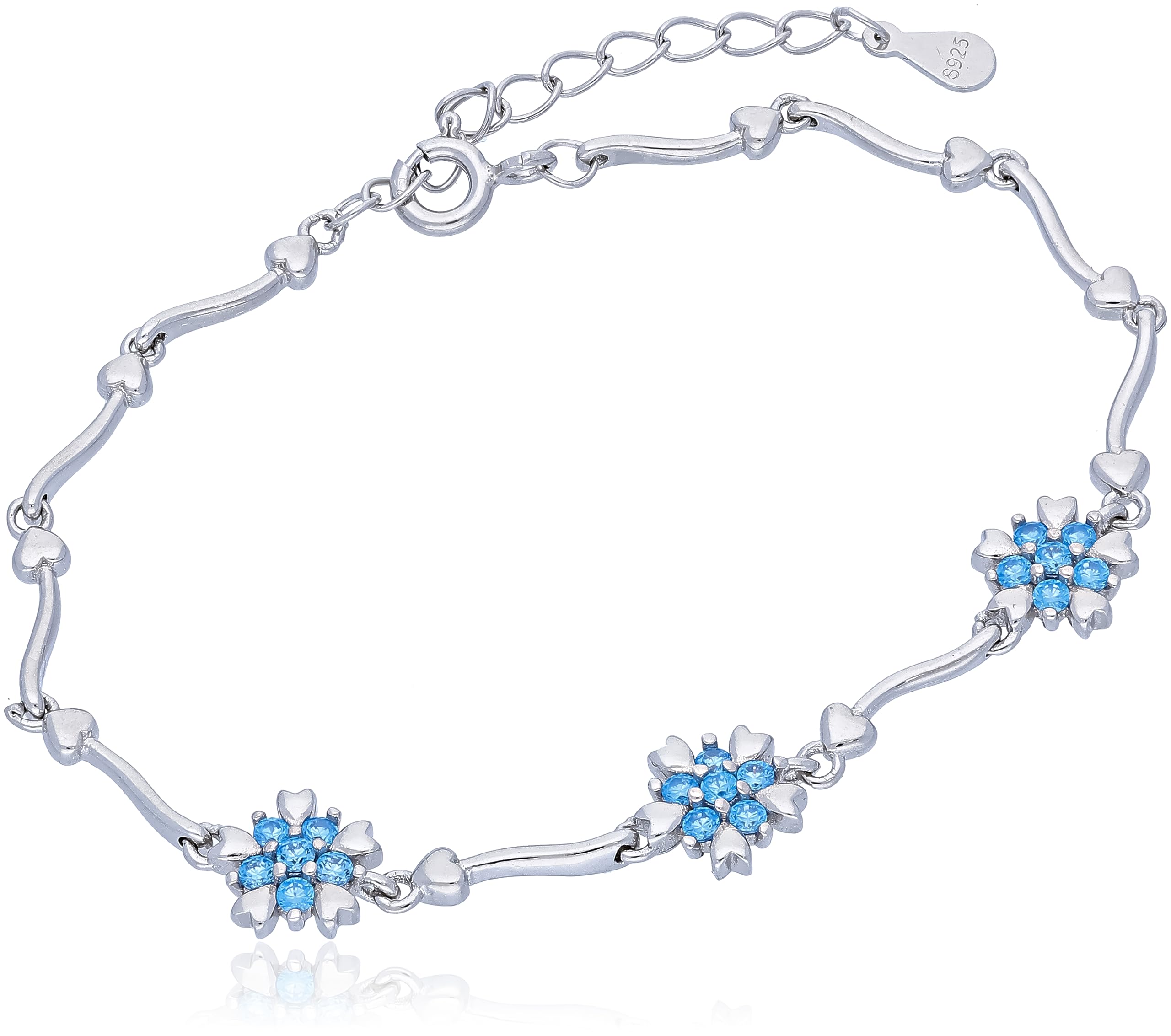 [Variable Cheap] S925 Silver Bracelet 5B-O-191 [Parallel Import]