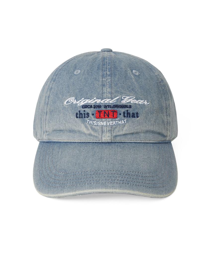 THISISNEVERTHAT Original Gear Denim Cap Washed Blue