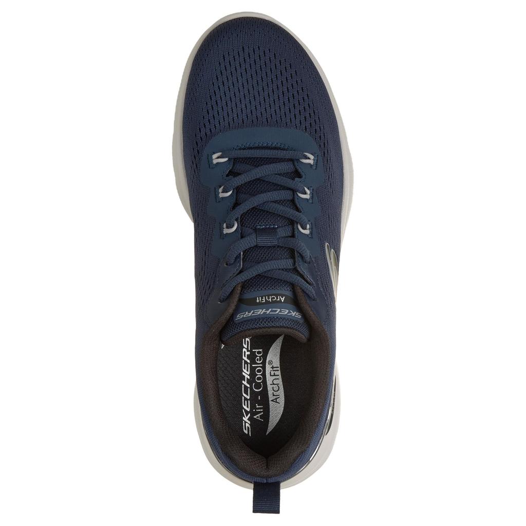 Skechers Arch Fit Summits - Kravel Comfortable Durable Breathable Supportive Casual Shoes Men sneaker Navy-Blue 233178-NVY
