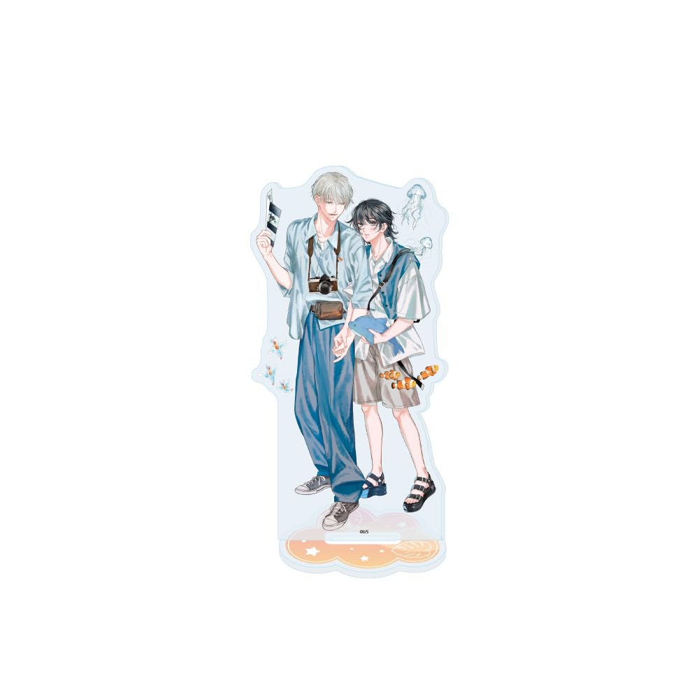 

Ichi Isshiki Sensei 01 Summer BL Fair Acrylic Stand Working Couple s Vacation [Original Illustration]