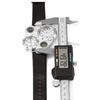 Locomotive Men's Large Dial Dual Movement Dual Time Zone Compass Thermometer Quartz Watch