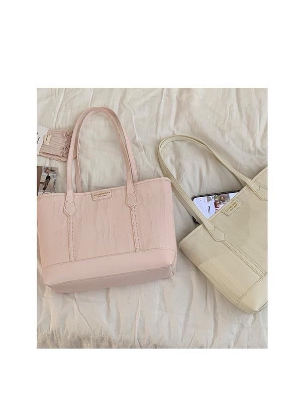 Versatile Women's Tote: Large Capacity, Trendy Korean Style Shoulder Bag