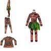 Prodyšný kostým Moana Maui s tetováním pro dospělé a děti s realistickým tetováním