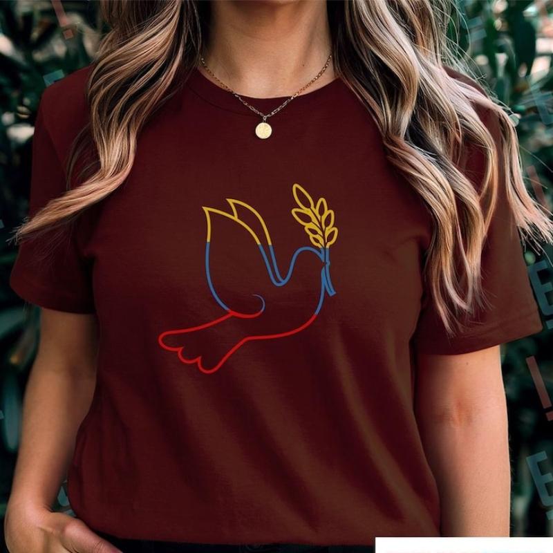 Peace Dove Shirt Nobel De La Paz Maria Corina Machado Inspired Tricolor Venezuelan Dove Unisex Bella Canvas Graphic Tshirts