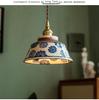 Chinese Retro Teahouse Ceramic Pendant Lamp: Ancient Style for Bedroom or Dining Room