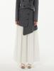 Meuameu Blazer Crop Layered Skirt