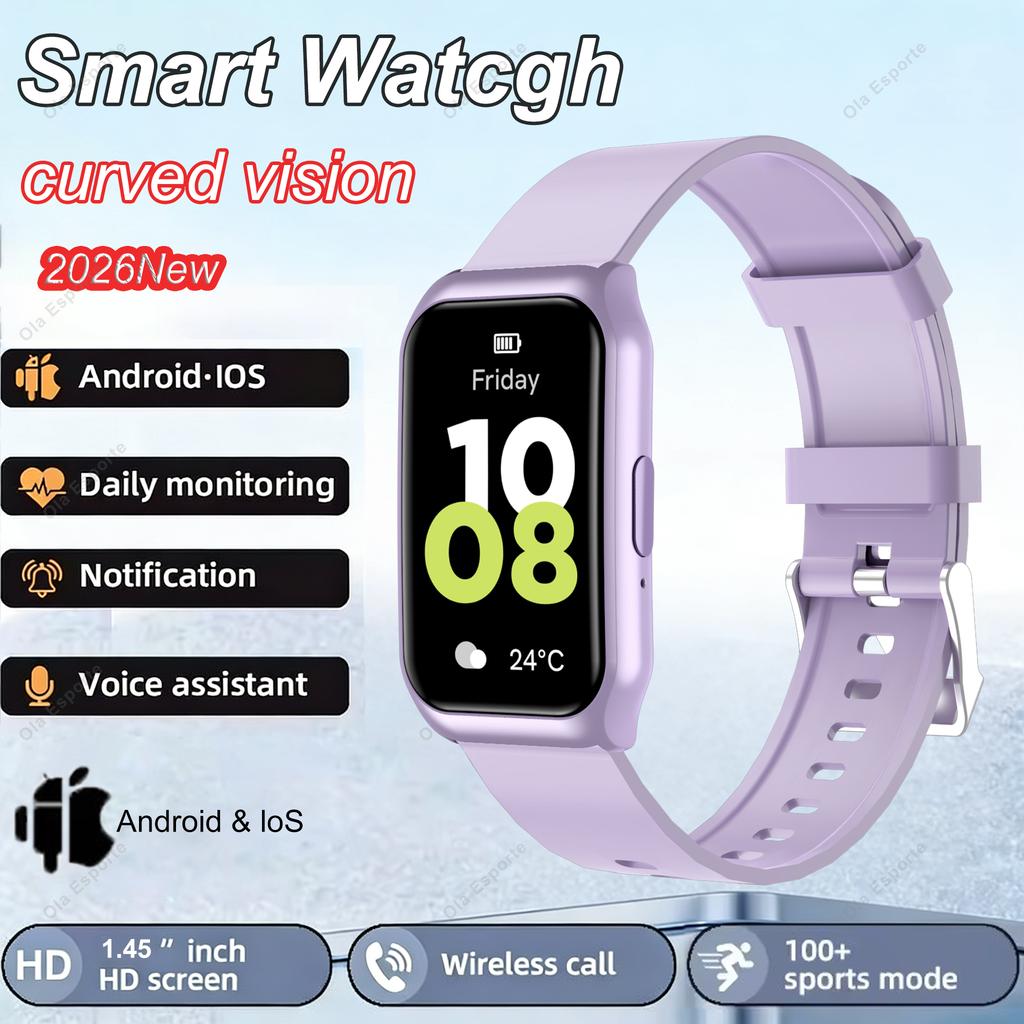 Men Women Smart Watch GPS Sports Fitness Tracking Waterproof Watch BT Call Voice Assistant SOS Heart Rate Monitoring Smartwatch